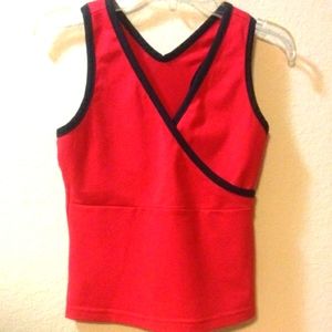 Koss Red and black workout shirt